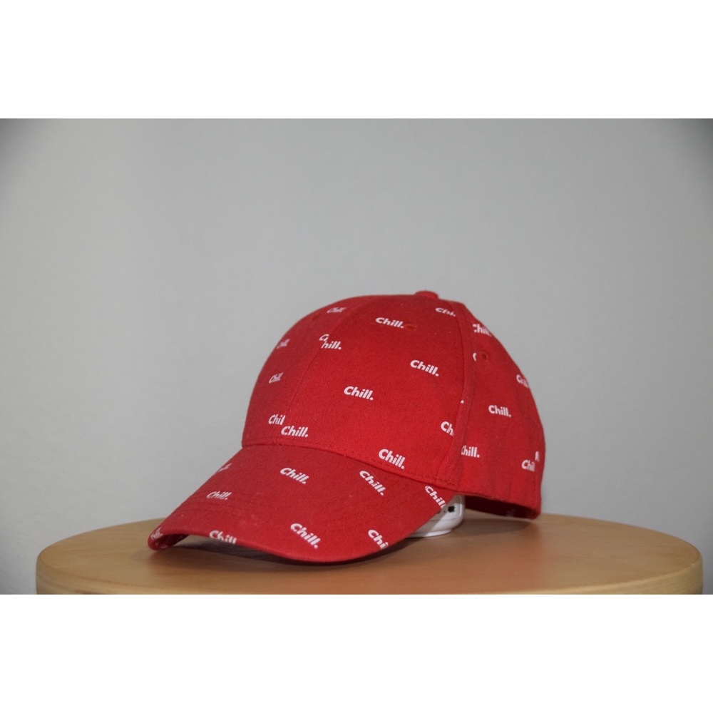 Red baseball cap